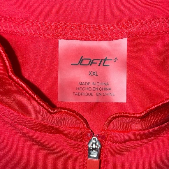 JOFIT Jofit Women's Blissful Chelsea Racerback Tank - Red XXL - Picture 9 of 11